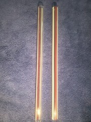 PYREX-HP RED LINE GGL – TUBULAR GAGE GLASSES 5/8 X 12″ CORNING NEW YORK -USA.