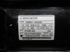 Used Haas 62-10013 Yaskawa SGMGV-13ADA61 Servo Motor Sigma 5