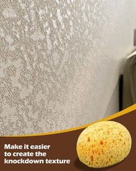 4Pcs Knockdown Texture Sponges, Sponge for Patch/Repair Ceiling Drywall Wall,…