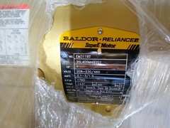 Baldor Reliance EM3116T Electric Super E Motor 1HP 230/460V 3Ph 1760 RPM 143T