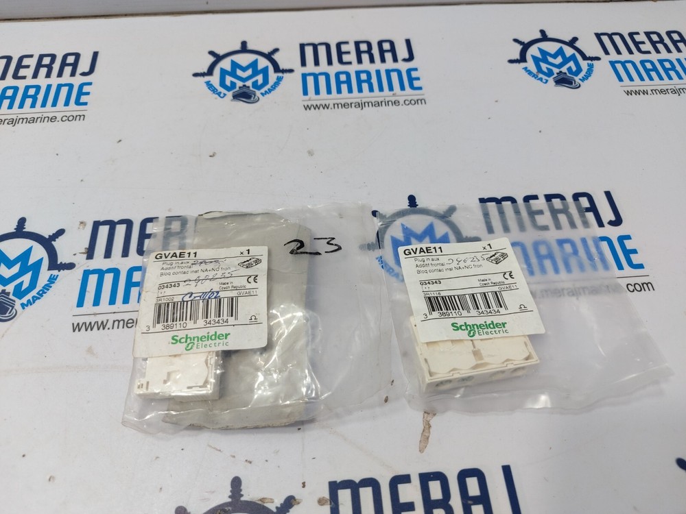 Schneider Electric GVAE11 Auxiliary Contact 3R11162B LOT 2PC