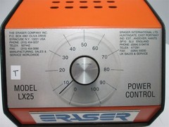 Eraser luxtherm LX25 Power Controller 115V 50/60Hz 25A with 110V-220V 1500W lamp