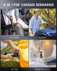 Fanttik Slim V8 APEX 19000Pa Car Vacuum 4-in-1 Portable Mini Cordless Handheld