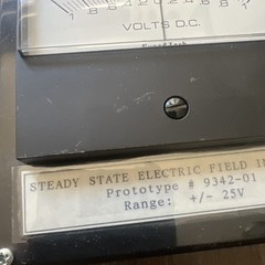 Super Tech Volts DC Steady State Electric Field Indicator Prototype 9342-01