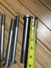 (10) Hex Cap Screw Bolts 8.8 Zinc Plated Metric, M12 x 1.75 x 140mm Length HCS
