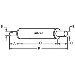R1580 Muffler Fits Case