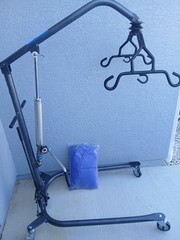 Medline Manual Hydraulic Patient Lift, Hoyer Lift 6-Point Cradle – MDS88200D