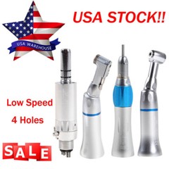 NSK Style E-type Dental Push / Latch Low Slow Speed Handpiece 2/4 Holes 1:1 USA