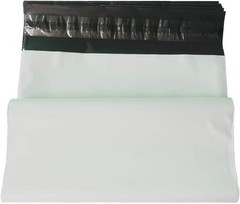 NO.1987 commerce 15 X 19 Inches White Poly Mailers 15 X 19 Inch/10 pcs,