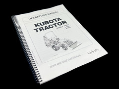 Kubota Tractor BX23S LA340 BT603 Operators Manual: Coil Bound 166 Pages