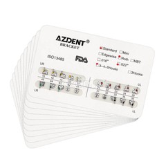 Dental Orthodontic Brackets Teeth Braces Standard Roth .022 Hooks 3-4-5