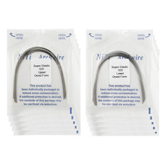 Dental Orthodontic Arch wire Ligature Ties Niti Elastic Ovoid Form Rubber Bands