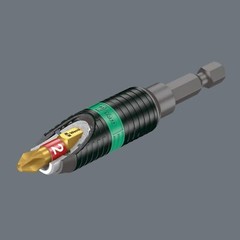 Wera 8974 R SB Rapidaptor BiTorsion Long Service Life Universal Bit Holder, 14 x