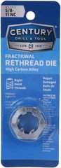 High Carbon Steel Rethreading Die 5/8-11 NC – For Restoration of Threads