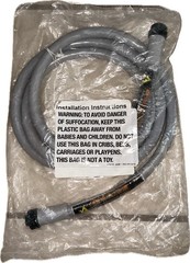 Bradpower 1300620047 Portable MC 3 Pole Male/Female St/St 2m 14/3 Gray PVC Cable