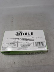 Noble 394365L Powder-Free Vinyl Disposable Gloves, Large