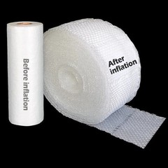 Air Cushion Pillow Bag Film For Air Pillow Inflator Machine Roll, 5cm Core 20µm