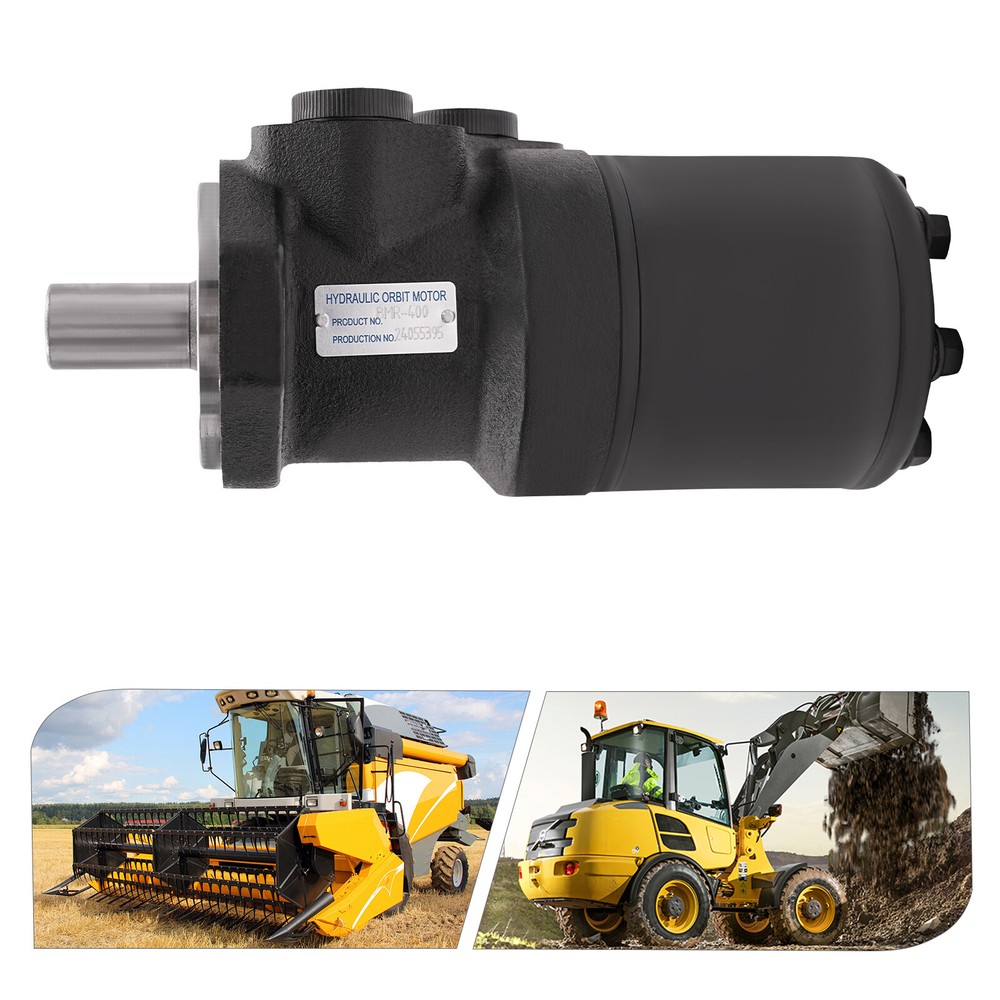 BMR-400 Hydraulic Motor High Torque Hydraulic ORBIT Motor 1″ Shaft 2 Bolt 135RPM