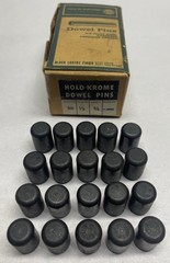 Vintage Holo-Krome 1/2″ x 3/4″ Dowel Pins Black Lustre Finish – Box of 20 (NOS)