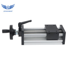 100mm Dual Optical Axis Manual Sliding Table Ballscrew SFU1605 Linear Guides