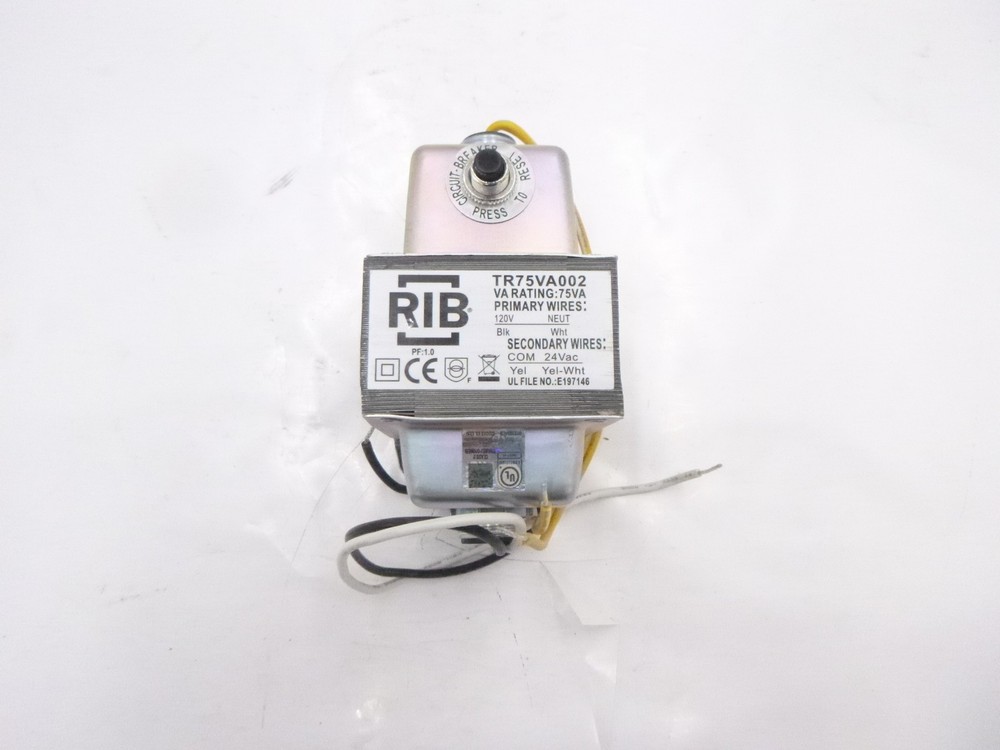 Functional Devices-Rib Class 2 Transformer, 75 VA, Not Rated, 24V AC, 120V AC