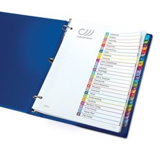 Avery Dividers for 3 Ring Binders, 12 Tabs per Set, One Size, Multicolor