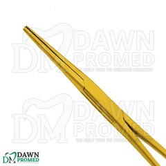 Kelly Hemostat Forceps 5.5″ Straight Full Gold Surgical Instruments German Grade