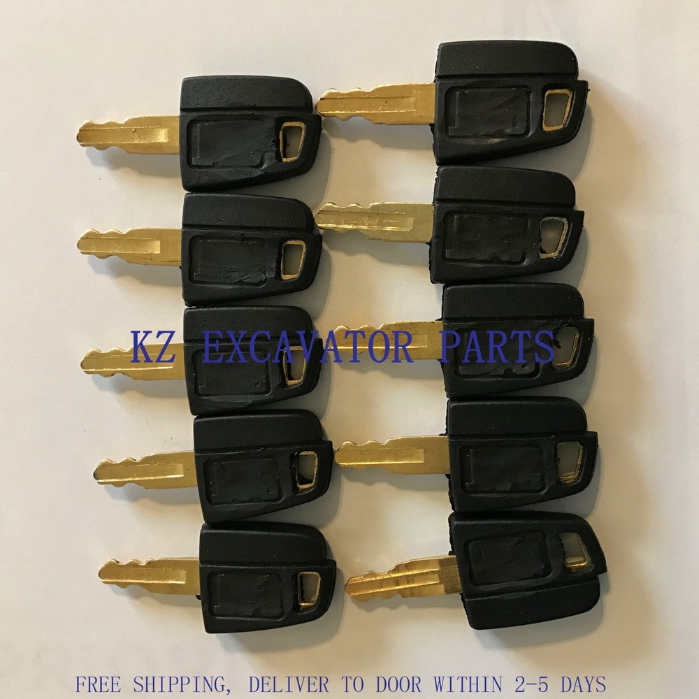 10 pcs 5P-8500 5P8500 KEYS IGNITION KEY FOR CAT LOADER,EXCAVATOR