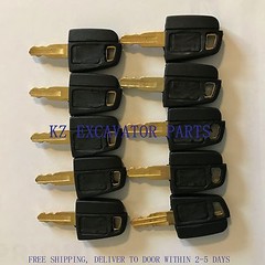 10 pcs 5P-8500 5P8500 KEYS IGNITION KEY FOR CAT LOADER,EXCAVATOR