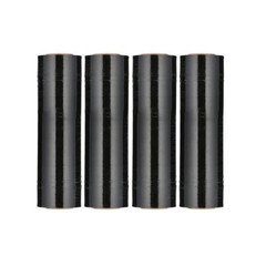 18″ x 1000′, Pallet Wrap Stretch Film Packing Black Hand Shrink Wrap 8 Rolls