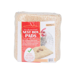 Pecking Order Chicken Nest Box Pads 10 Pack, Made with Great Lakes Aspen Excelsi