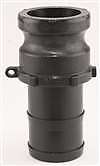 Banjo Poly Hose Barb Cam Lever Coupling 1″ Male Adapter X 1″ Hose Barb – 100E