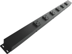 24″ 6 TR Outlets Hardwired Power Strip, HR206V1