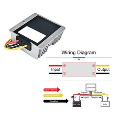 DC-DC 6-32V to 12V 5-25A Automatic Voltage Stabilizer Power Converter Regulator