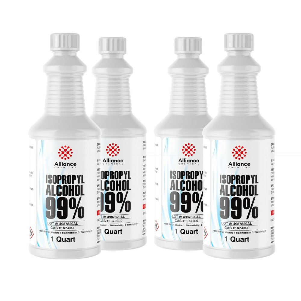 Alliance Chemical – Isopropyl Alcohol 99% – 4 Quarts