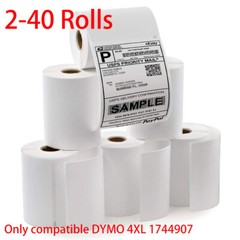 2-40x Compatible DYMO 4XL Direct Thermal Shipping Labels 4×6 1744907 220/Roll