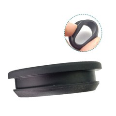 Black Silicone Rubber Snap-On Grommets Tube Inserts Hole Plugs Ø 4.5mm – 60.6mm