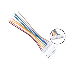 10PCS JST XH2.54mm 10Pin Singleheaded Wire Cable Connector Set Male Female 10CM