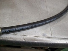 JCB Genuine OEM Hydraulic Hose – unknown part number