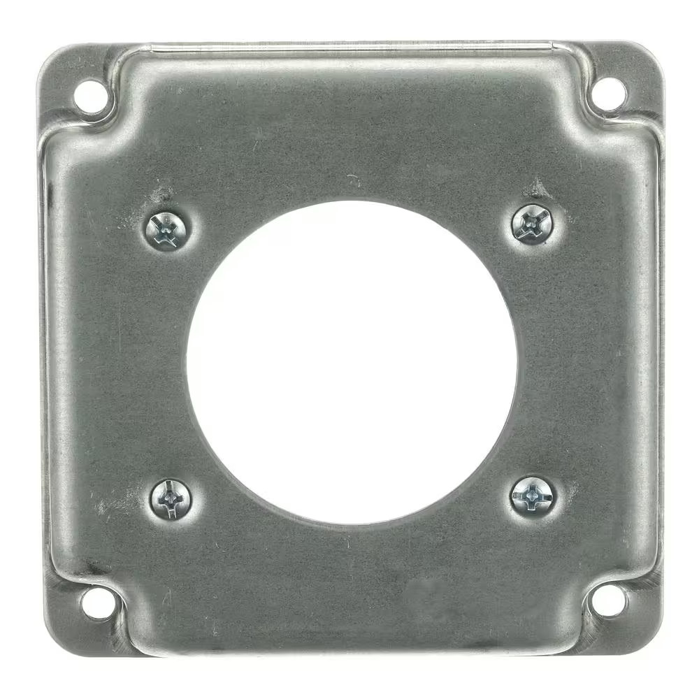 1/2 in. Raised 4in. Square Cover For 30 or 50 Amp Receptacle