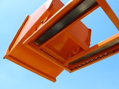 Self-Dumping Hopper – 1 Cubic Yard, Heavy Duty Steel, Forklift & Skid Steer Use