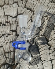 14mm Female to 14mm Male Sidecar Glass Drop Down Reclaim Removable XL Jar USA