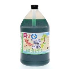Hypothermias GREEN APPLE Flavor Syrup Snow Cone machine Shaved Ice Syrup GALLON