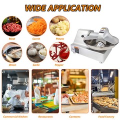 Hakka 5.5L Commercial Buffalo Chopper Bowl Cutter Mixer Food Processor Machine