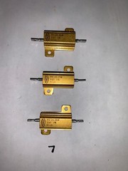 Dale RH-25 25 Watt 50 ohm 5% Power Resistors Brand New Pack Of (3)