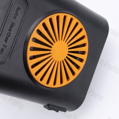 1x New 200W 12V Car Heater Cooling Fan For Windshield Defrosting – Orange/Black