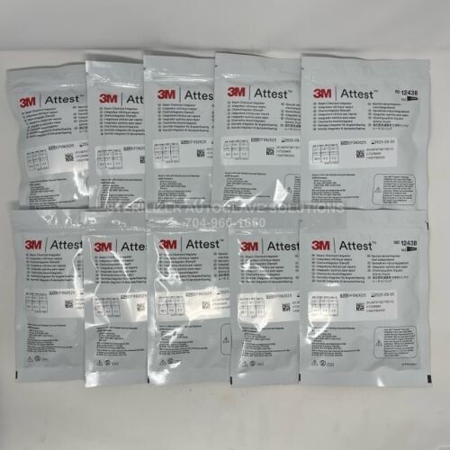 CASE of 1000 3M Attest Type 5 Chemical Integrators 1243B