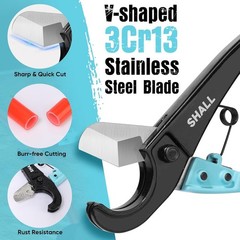 Durable Hand-Powered Tubing Cutter for PEX, PVC, and More – Lightweight Tool