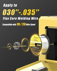 135A MIG Welder 110V Flux Core MIG Welder/Lift TIG/Stick 3 in 1 Welding Machine