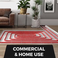 1in Non-Barrier PEX-B Radiant Heating Tubing 300ft Red for Water Plumbing